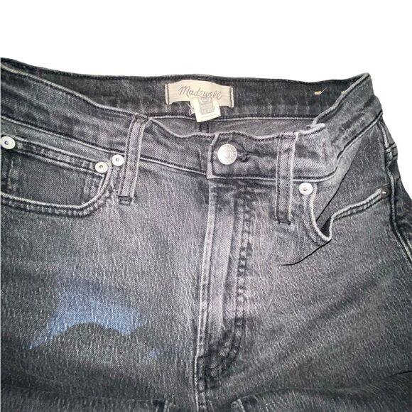 Madewell The Perfect Vintage Straight Jean in faded black size 25T - Picture 6 of 12